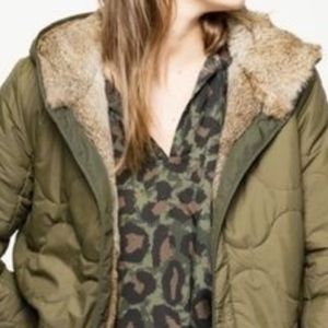 Zadig Voltaire Rabbit Full lined Jacket Reversable